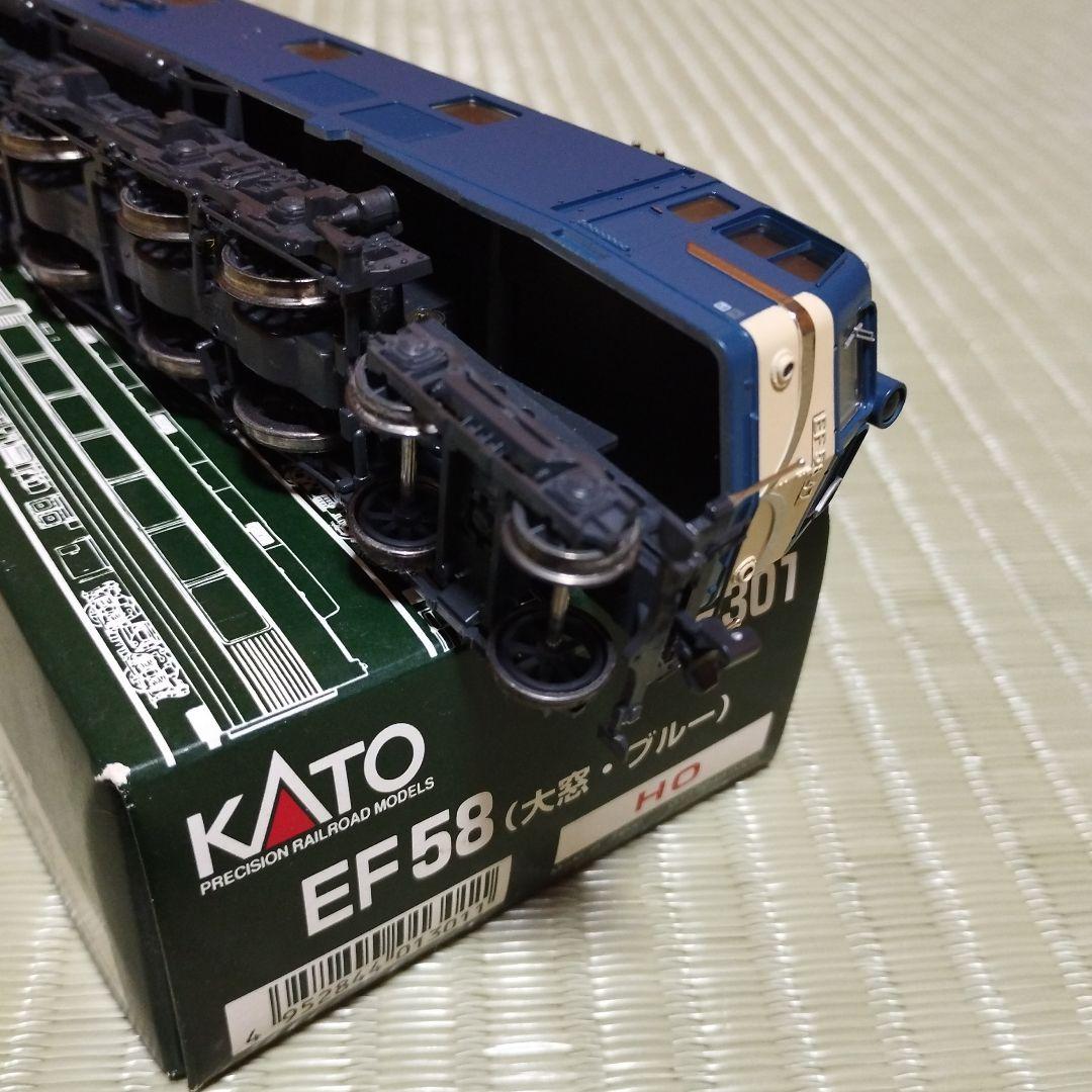 KATO　EF58　1-301 (大窓.ブルー) 　HOゲージ　 鉄道模型
