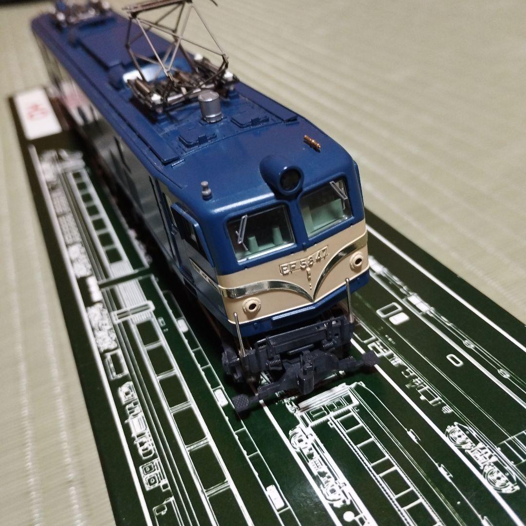 KATO　EF58　1-301 (大窓.ブルー) 　HOゲージ　 鉄道模型