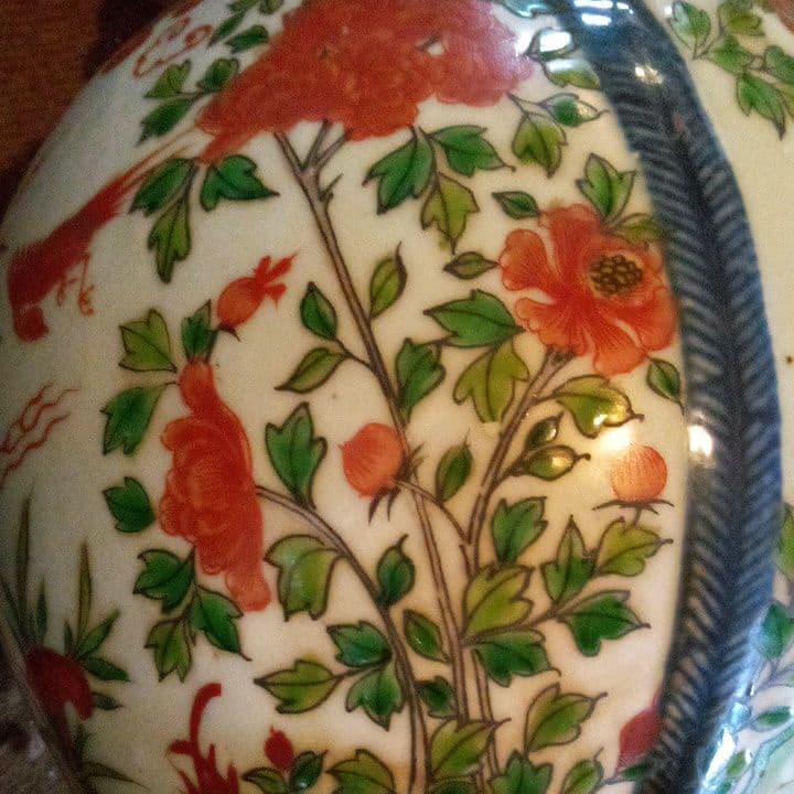 中国陶磁器　万歴赤絵　水注