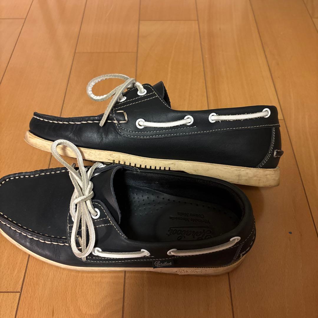 パラブーツBIRTH　MARINE（ネイビー）デッキシューズ