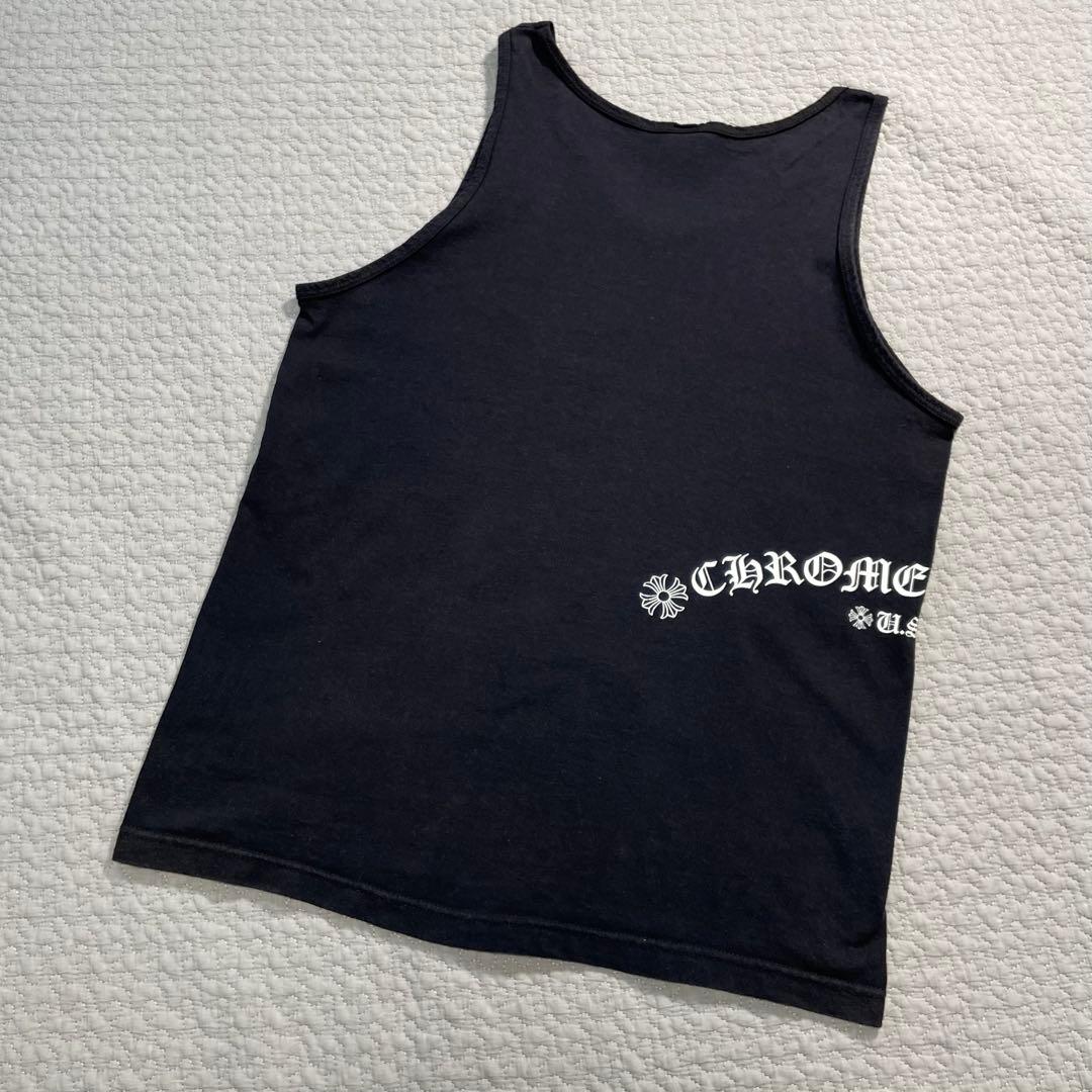 CHROME HEARTS タンクトップ M ブラック クロムハーツ オールド サイド