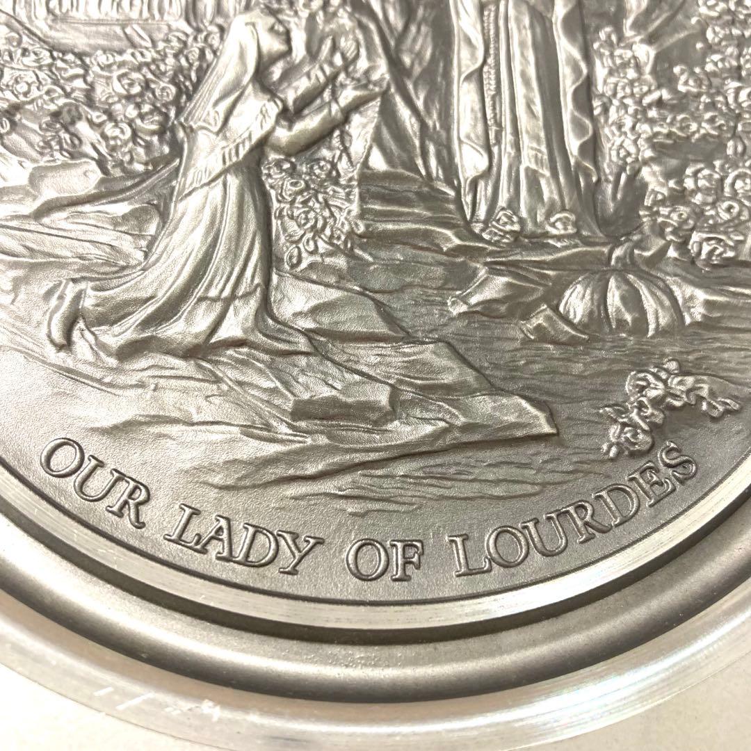 ルルドの聖母像 ピューター製プレート◇ - メルカリ