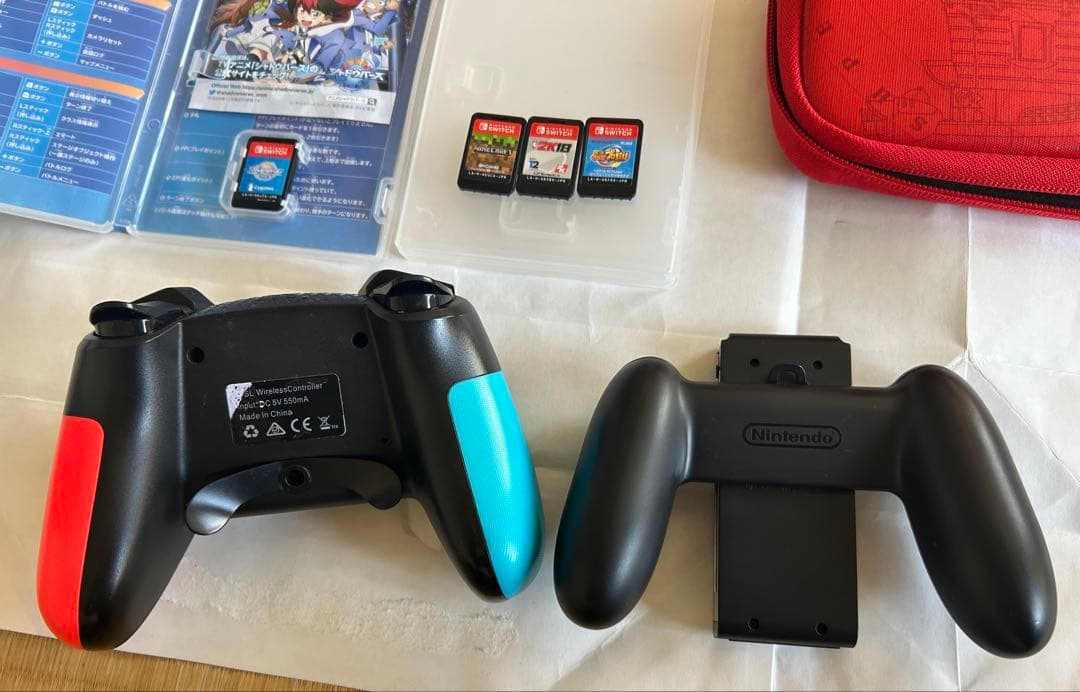 【断捨離Nintendo Switch 青/赤 本体写真についてるものになります