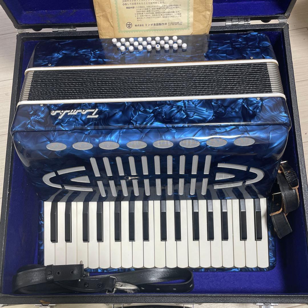 トンボ アコーディオン No.241 STEEL REEDS「ケース付き」