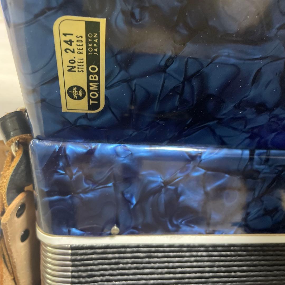 トンボ アコーディオン No.241 STEEL REEDS「ケース付き」