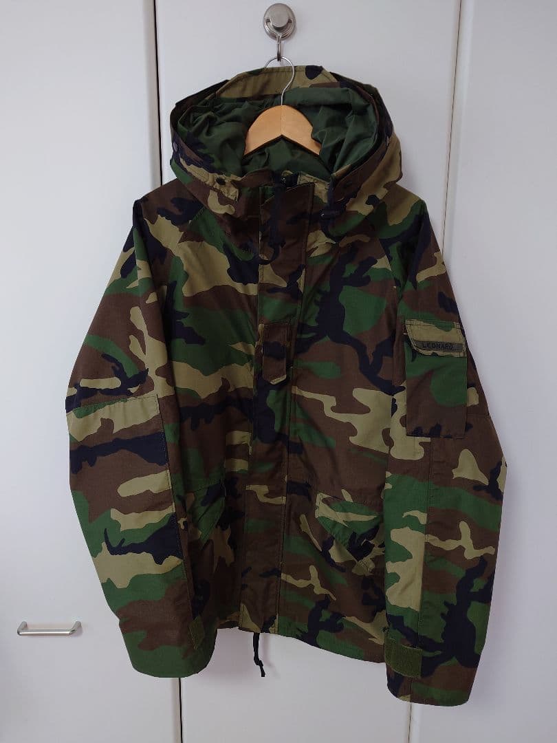 米軍実物 ECWCS Gen1 GORE-TEX ウッドランドカモ L-R