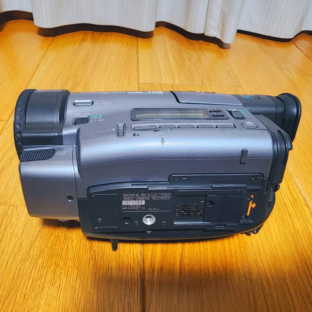 【動作確認済】SONY Hi8 高画質 ビデオカメラ CCD-TR3000 一式