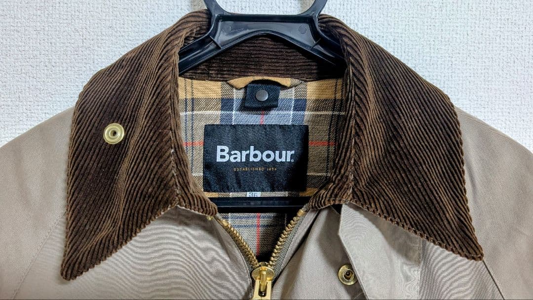 【極美品・日本限定・超希少】Barbour OS BEDALE グレー 36
