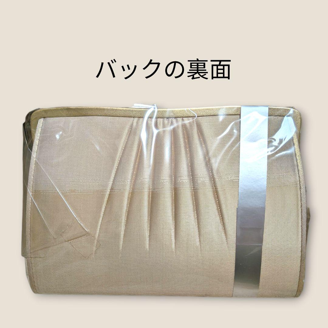 《未使用》佐賀錦　草履バッグセット　礼装　ゴールド