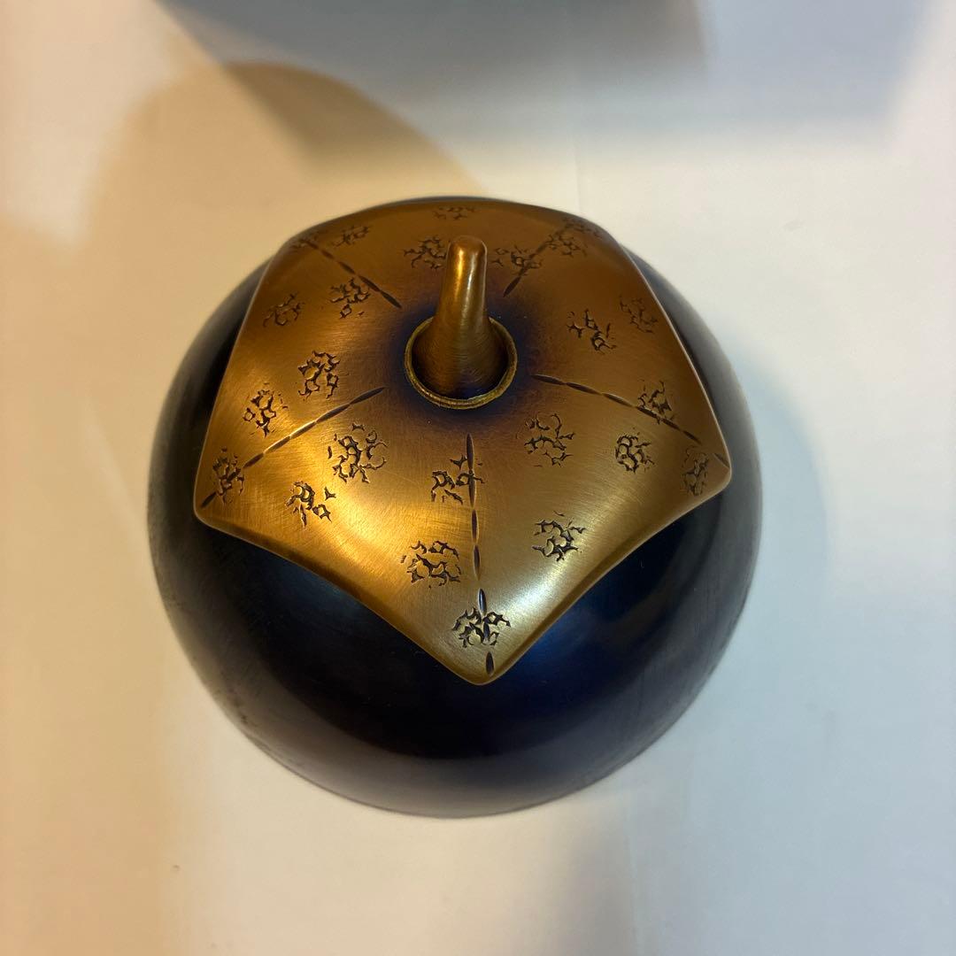 銅製茶入『茄子』幸来堂