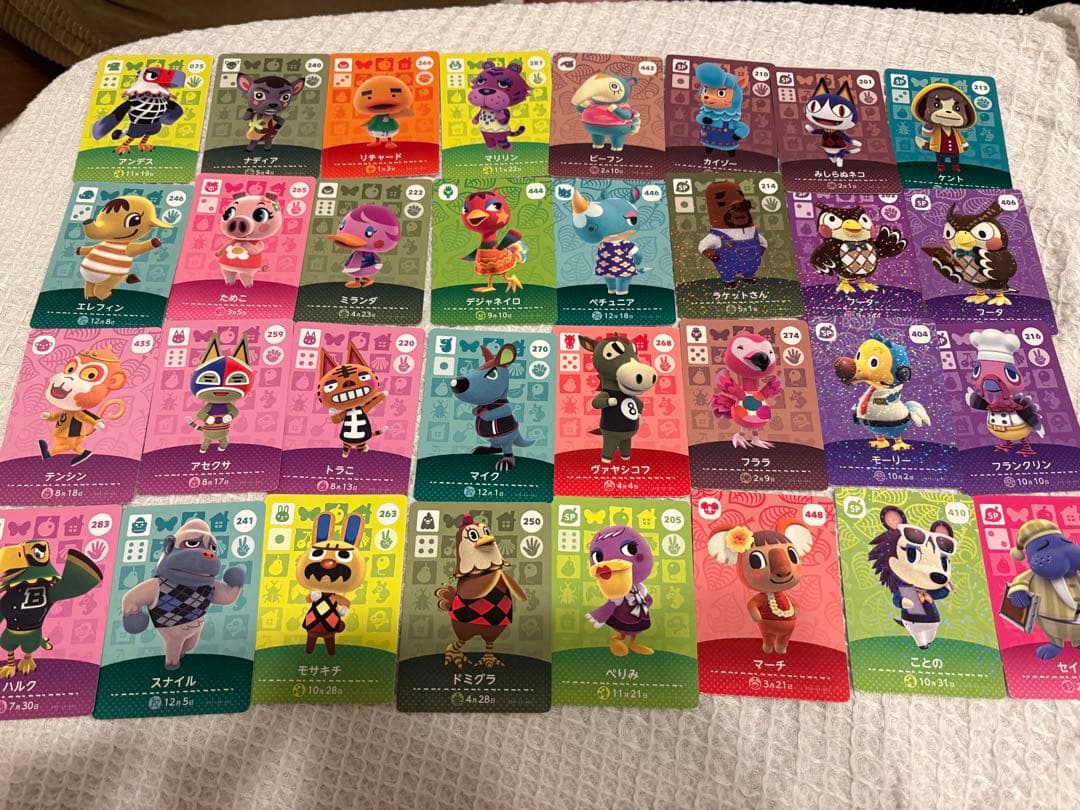 ミッチェル フランソワ クリスチーヌ ジャック ジュン あつ森amiiboカード