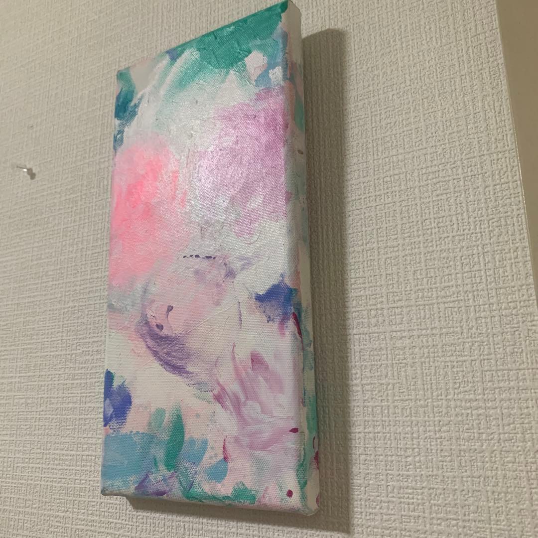 山崎美弥子さん絵画「HANAMANA/奇跡」〜花の絵　150×300