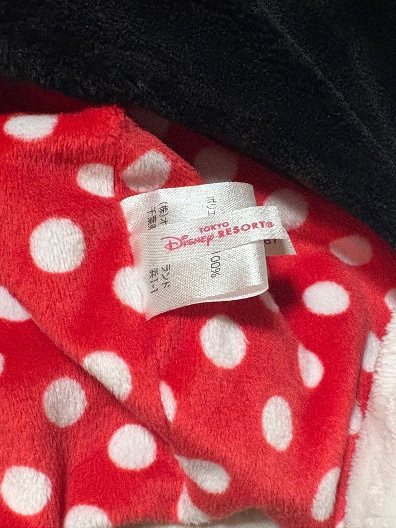 ディズニーミニー水玉 ドット マフラー手袋ファンキャップ帽子 - メルカリ