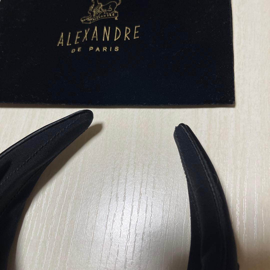 ALEXANDRE DE PARIS アレクサンドルドゥパリ リボンカチューシャ