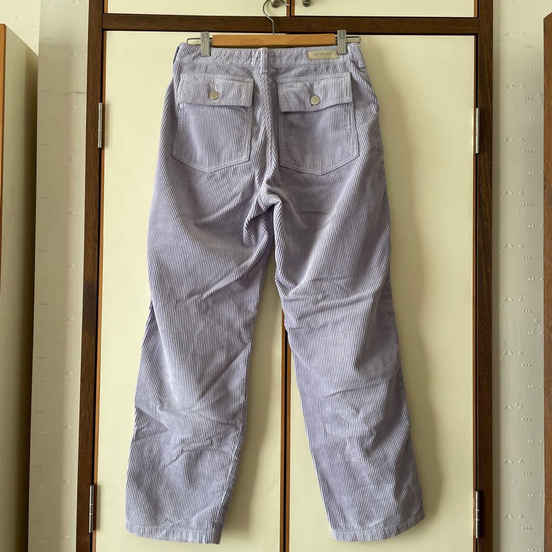 シシクイ　コーデュロイベーカー　ライトパープル　30