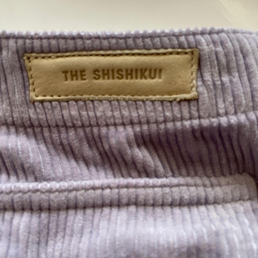 シシクイ　コーデュロイベーカー　ライトパープル　30