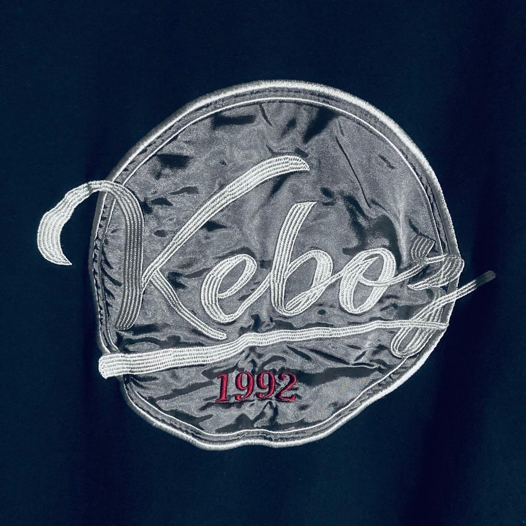 【オーバーサイズ】ケボズ☆バックビッグロゴ　サークル刺繍　パーカー　3XL相当