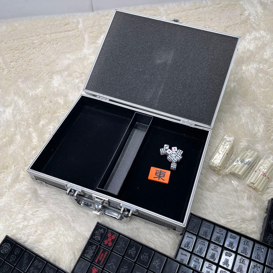 ✨超希少✨市川屋 麻雀牌 オールブラック blacb fine gold - メルカリ