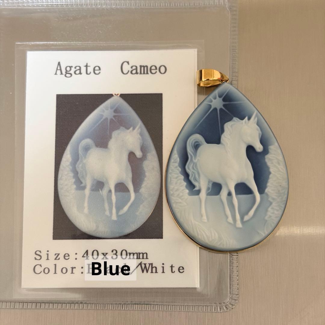 カメオ SOL シェル三層カメオSOL チロ・ソルヴィーノ作ルース 三層