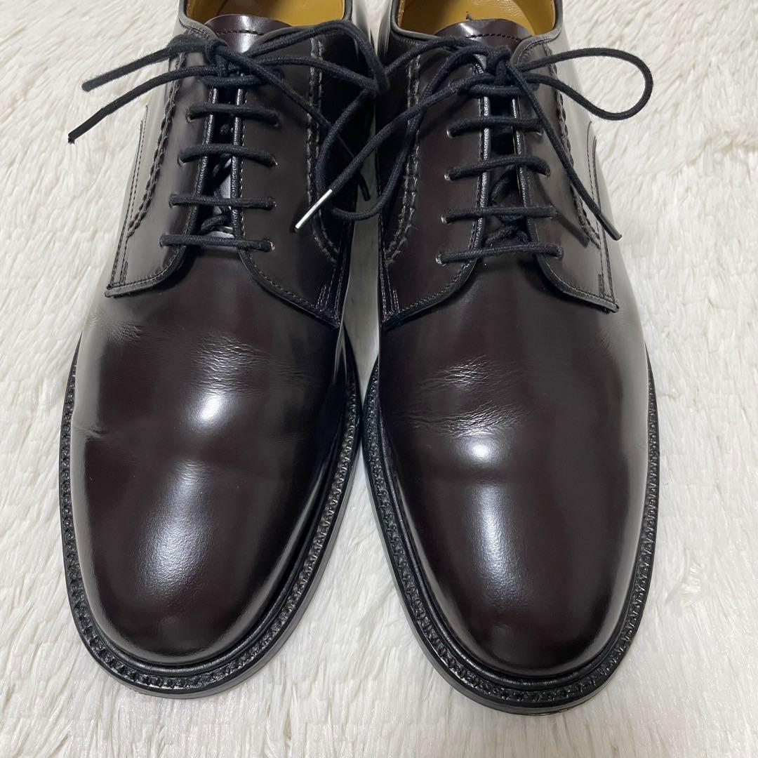 極美品✨リーガル　プレーントゥ 26cm ブラウン　定価3.3万　オンオフ兼用