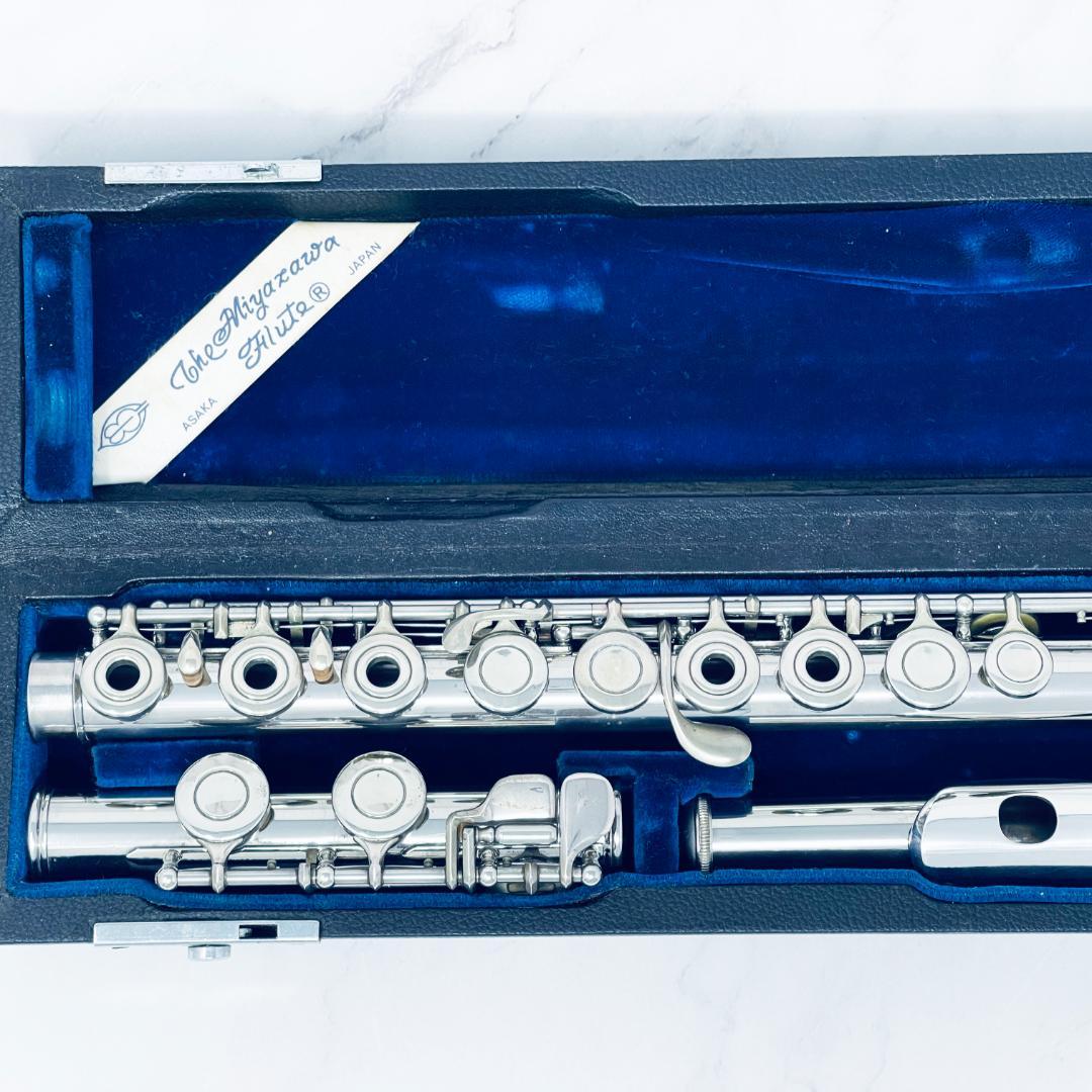 格安(^^♪MIYAZAWAフルートMS70リップ銀製懐かし人気モデル