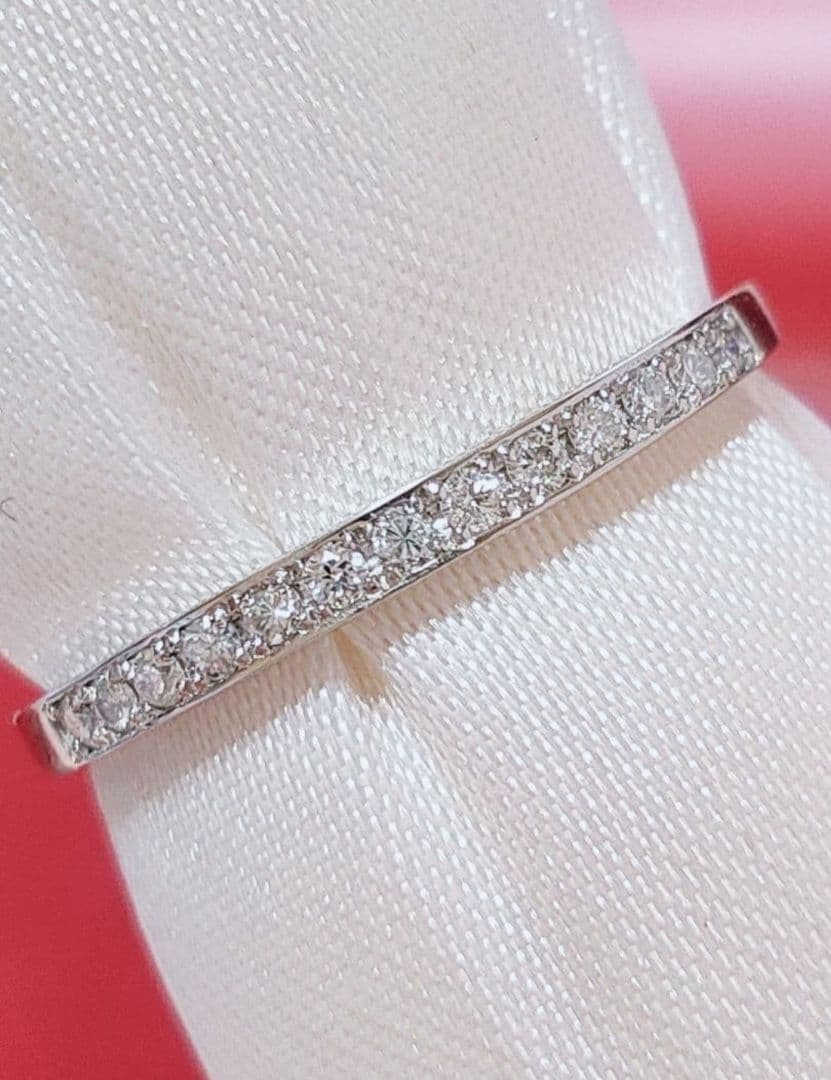 同梱 新入荷 未使用 pt950 ダイヤモンド0.10ct エタニティリング