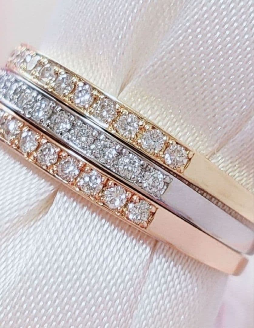 同梱 新入荷 未使用 pt950 ダイヤモンド0.10ct エタニティリング