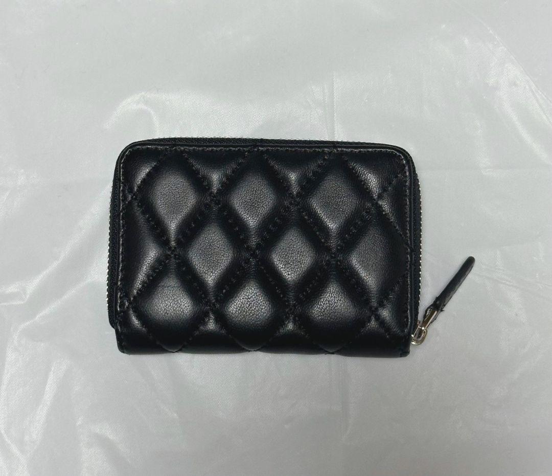 CHANEL ブラック ケース本革レザー キルティングノベルティ新品