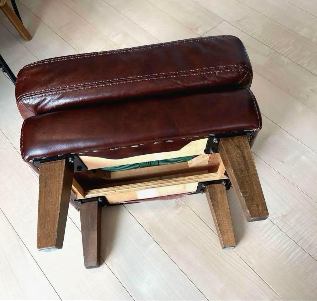 ウニコ（unico)フレイ レザー ソファ オットマン