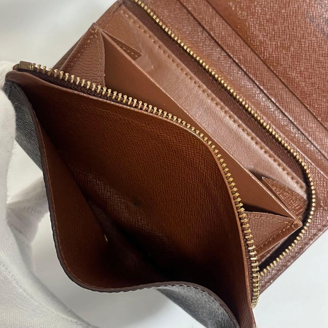 ルイヴィトン ポルトモネビエ トレゾール モノグラム L字ファスナー