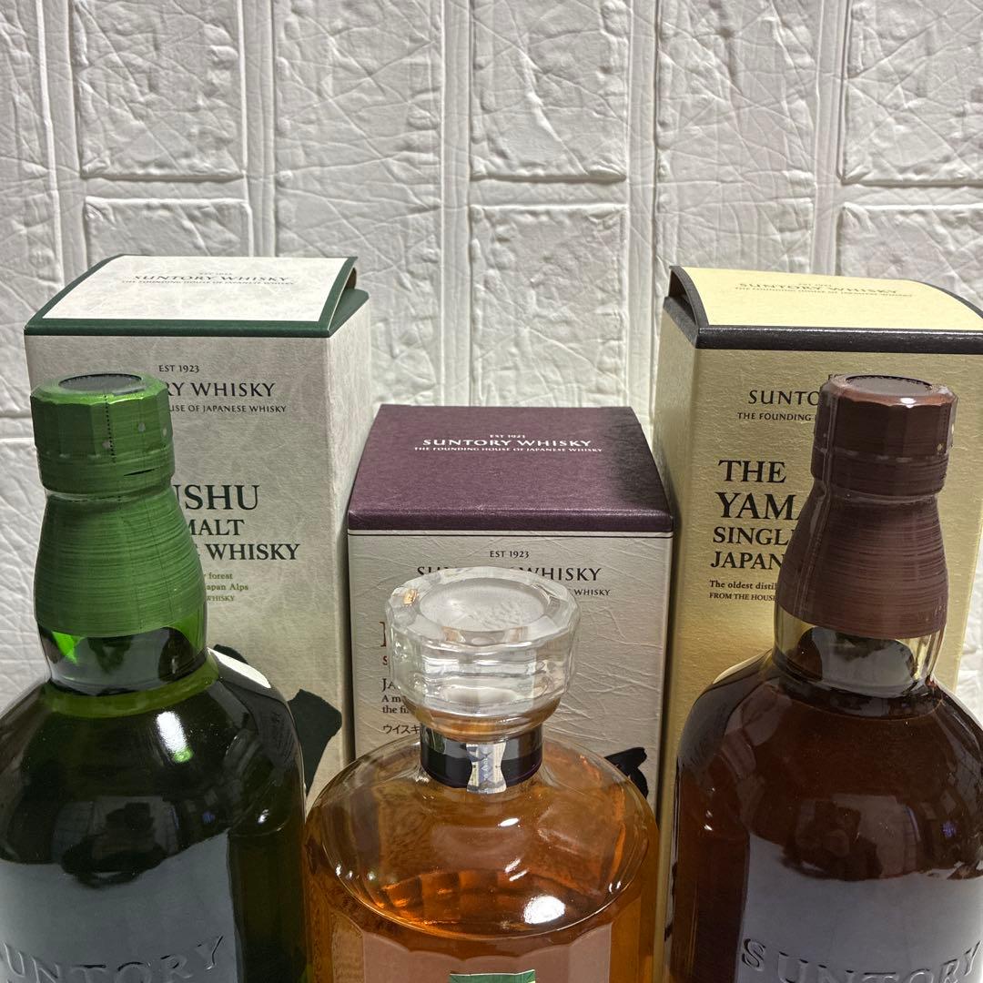 サントリー響、山崎、白州、ウイスキー3本セット - メルカリ