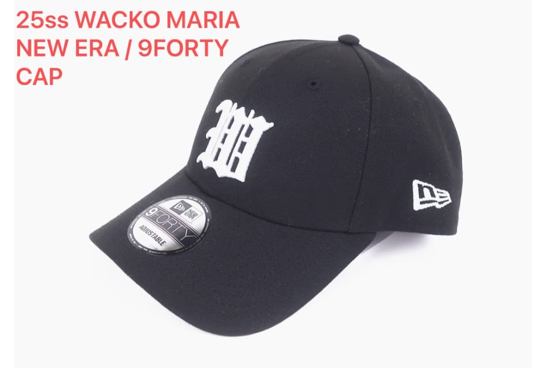WACKO MARIA NEW ERA 9FORTY / CAP BLACK
