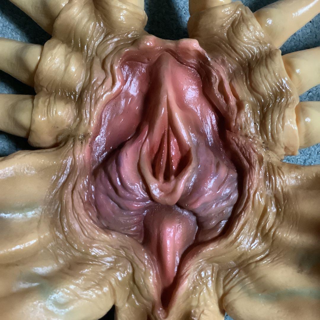 エイリアン★ソフビ★ガレージキット★フェイスハガー★1/1実物大★ツクダホビー