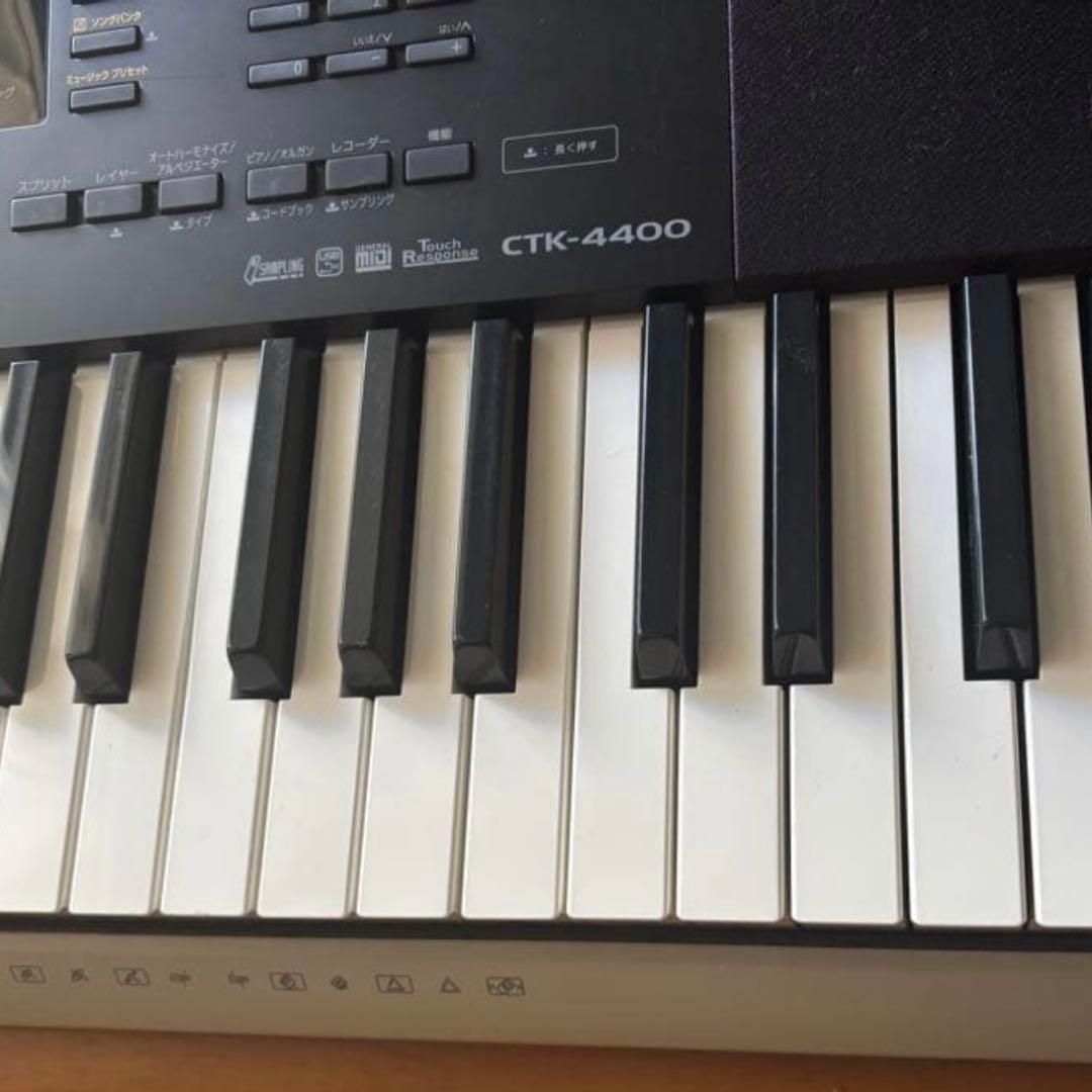 CASIO CTK-4400】61鍵盤/タッチレスポンス/電子キーボード