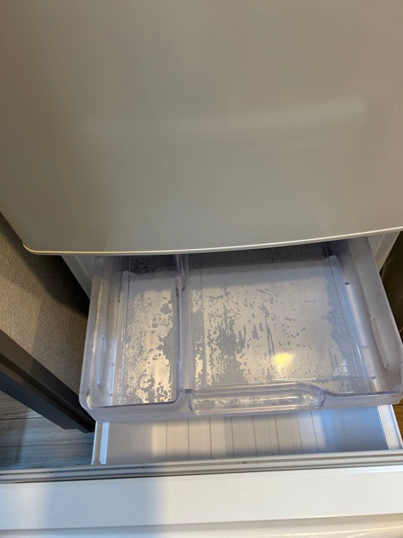 バード　三菱ノンフロン冷凍冷蔵庫 3段棚付き