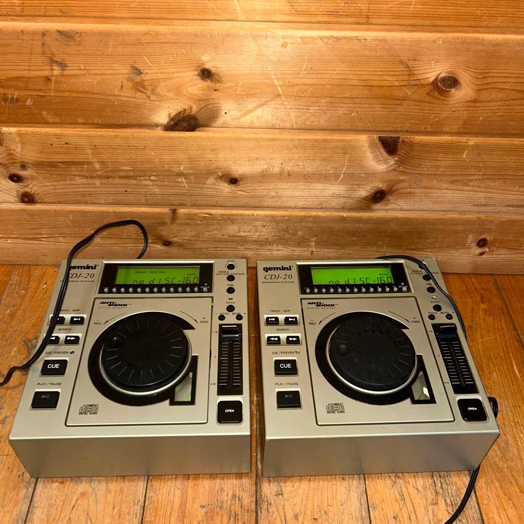 人気モデル GEMINI CDJ-20 CDプレーヤー Gemini CDJ-20 Top Load CD Player