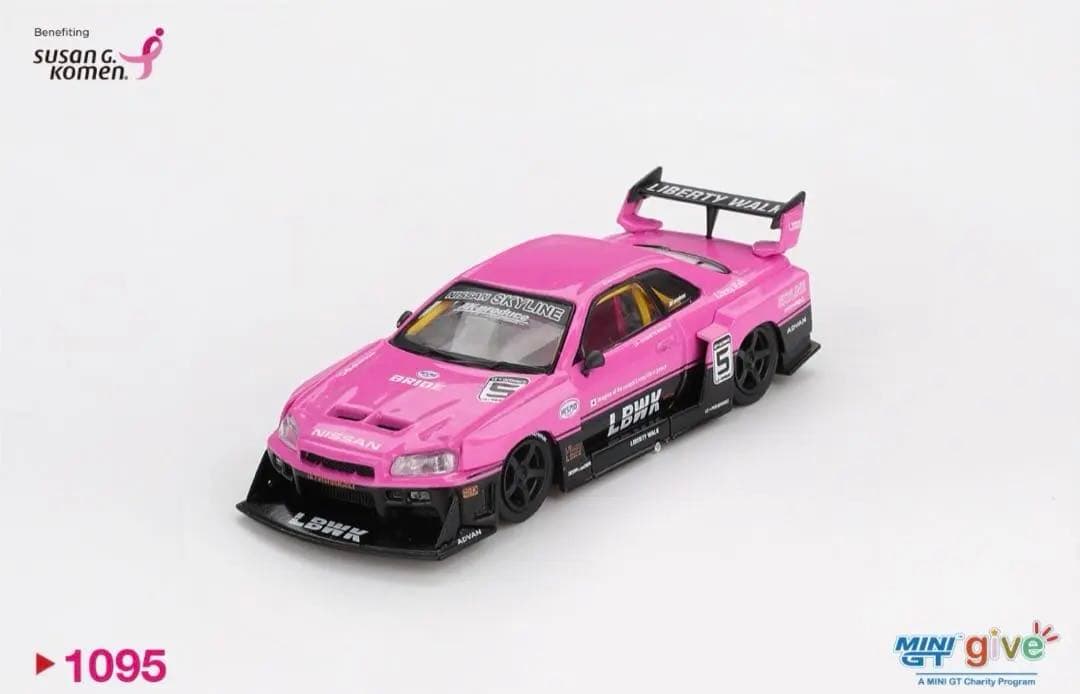 ミニカー MiniGT1095 Nissan ER34 Give Diecast Talk
