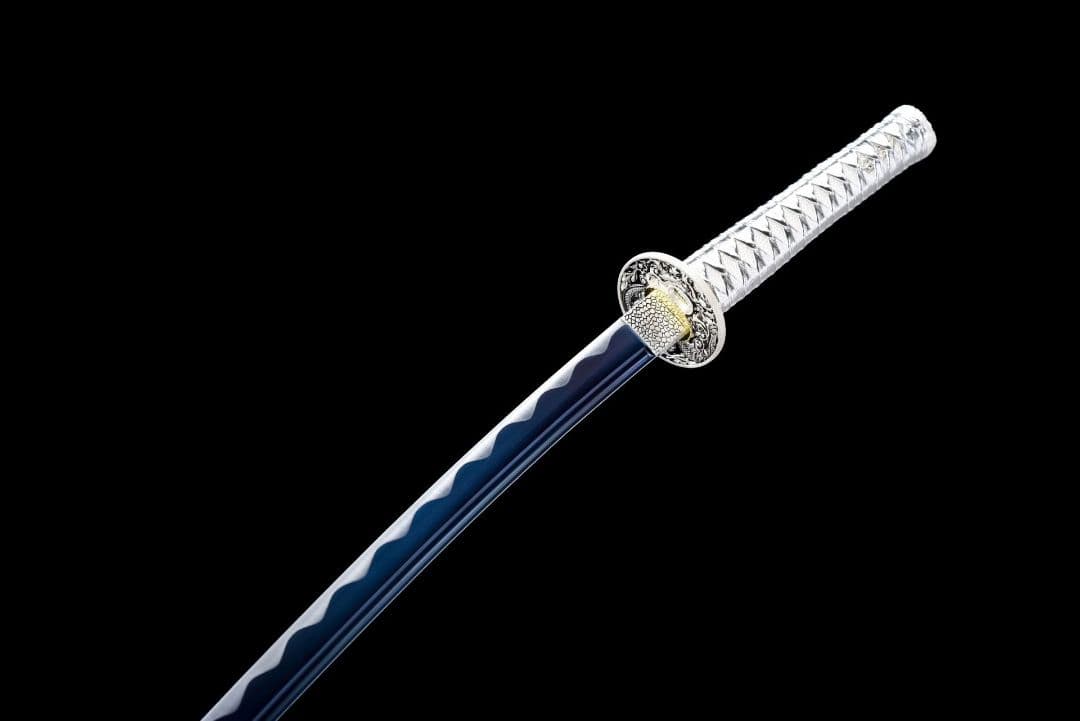 1053-武具 刀装具 日本刀　模造刀 居合刀 武士道 武蔵 鑑賞用 手鍛造打