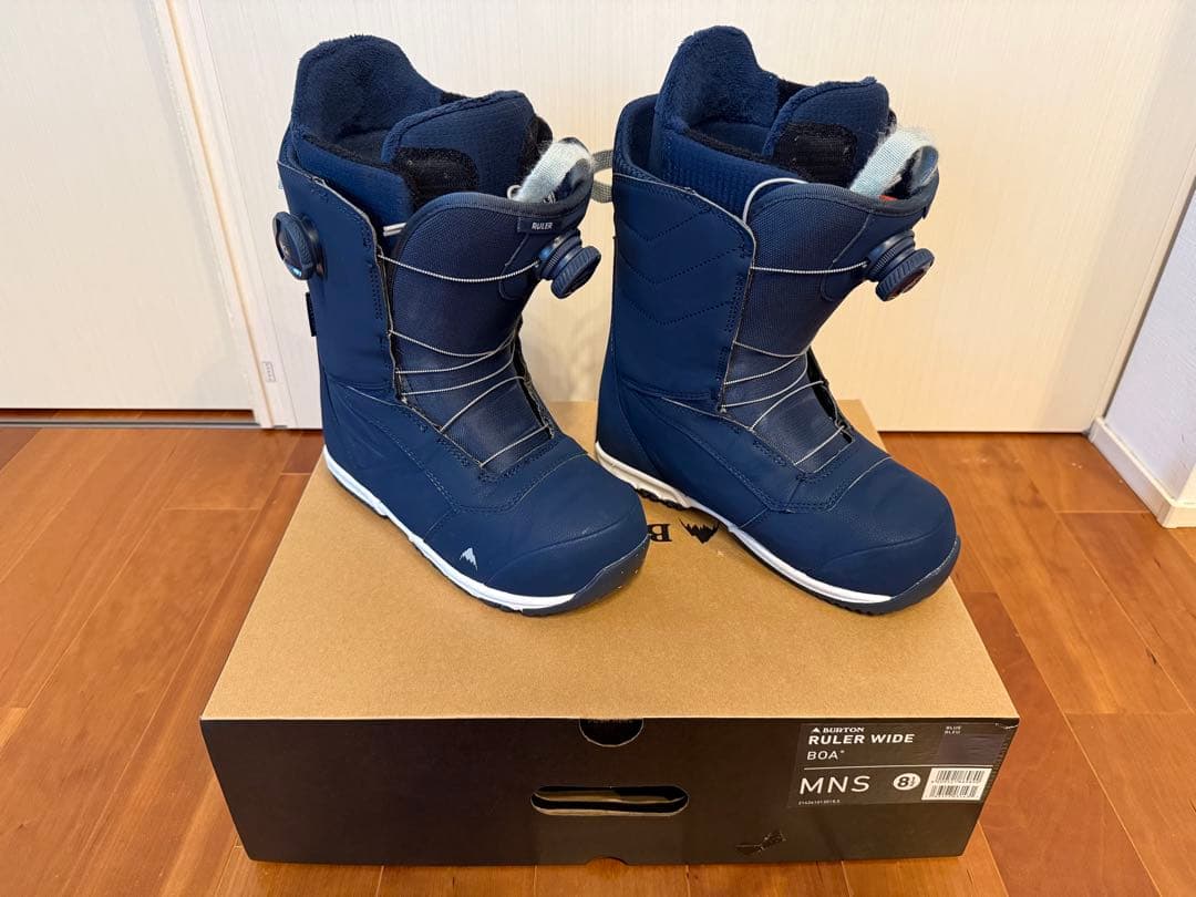 【美品♪】バートン　ルーラーワイド　BOA ブルー 26.5cm