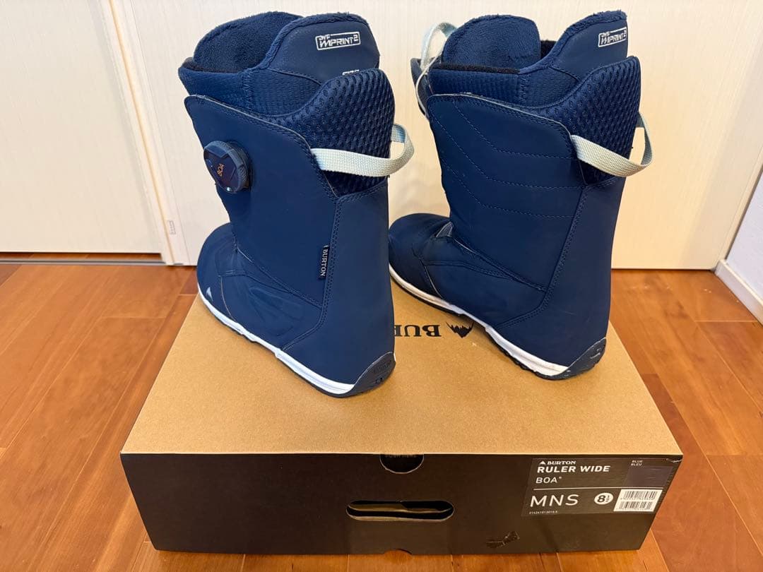 【美品♪】バートン　ルーラーワイド　BOA ブルー 26.5cm