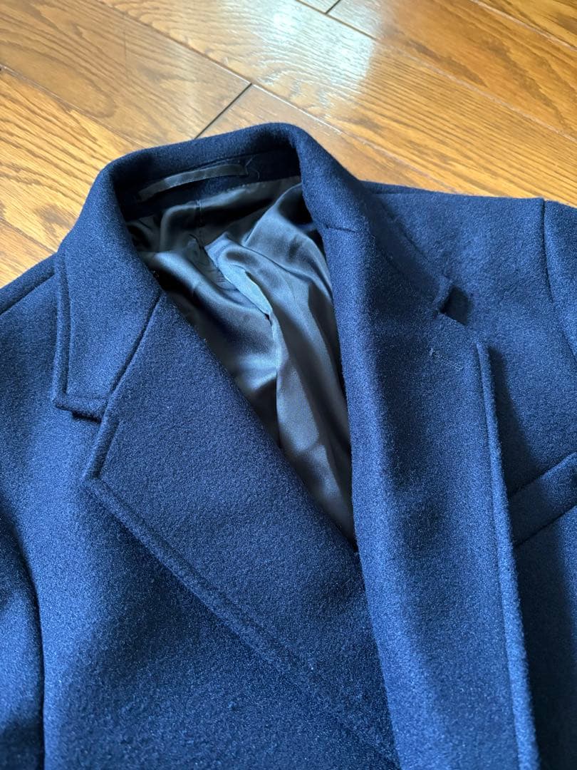 高級！UNITED ARROWS チェスターコート ネイビー サイズM