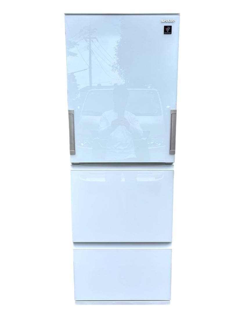 SHARP 冷蔵庫 SJ-GW35G-W 2021年式左右開きドア