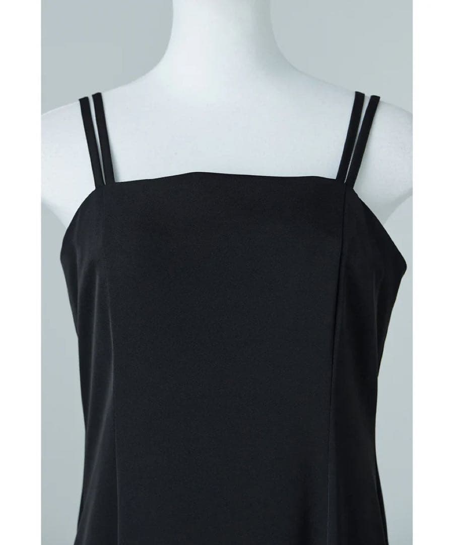 結婚式 many way フリルドレス 3点セット ベージュ ブラック