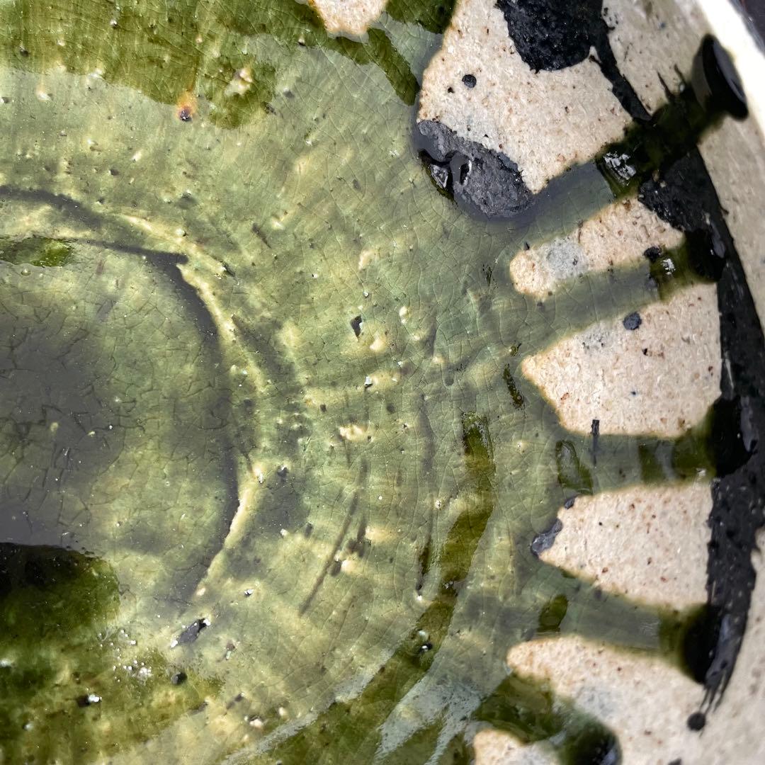 作家もの 橋口暢広作 織部大鉢