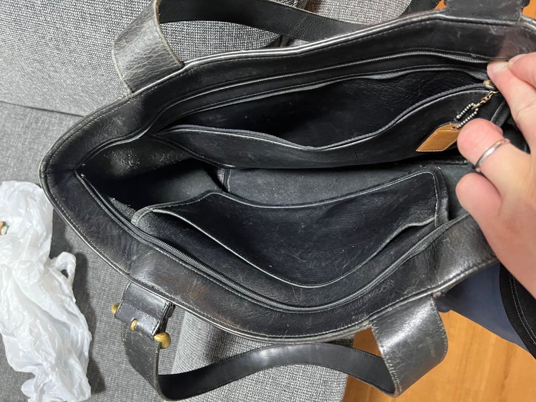 Old coach usa製　4155 レザートートバッグ