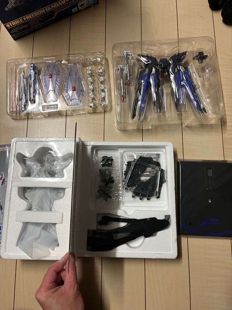 【りょーすけ】メタルビルドストライクフリーダムガンダム＋光の翼セット
