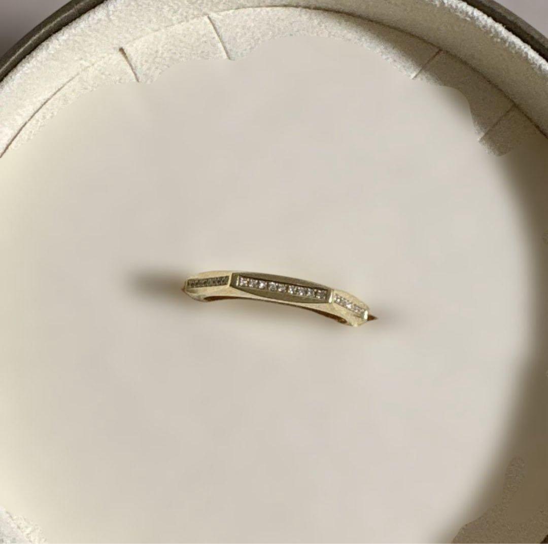 い*ん様 AHKAH ルーシュ　ダイヤモンド　リング　11号