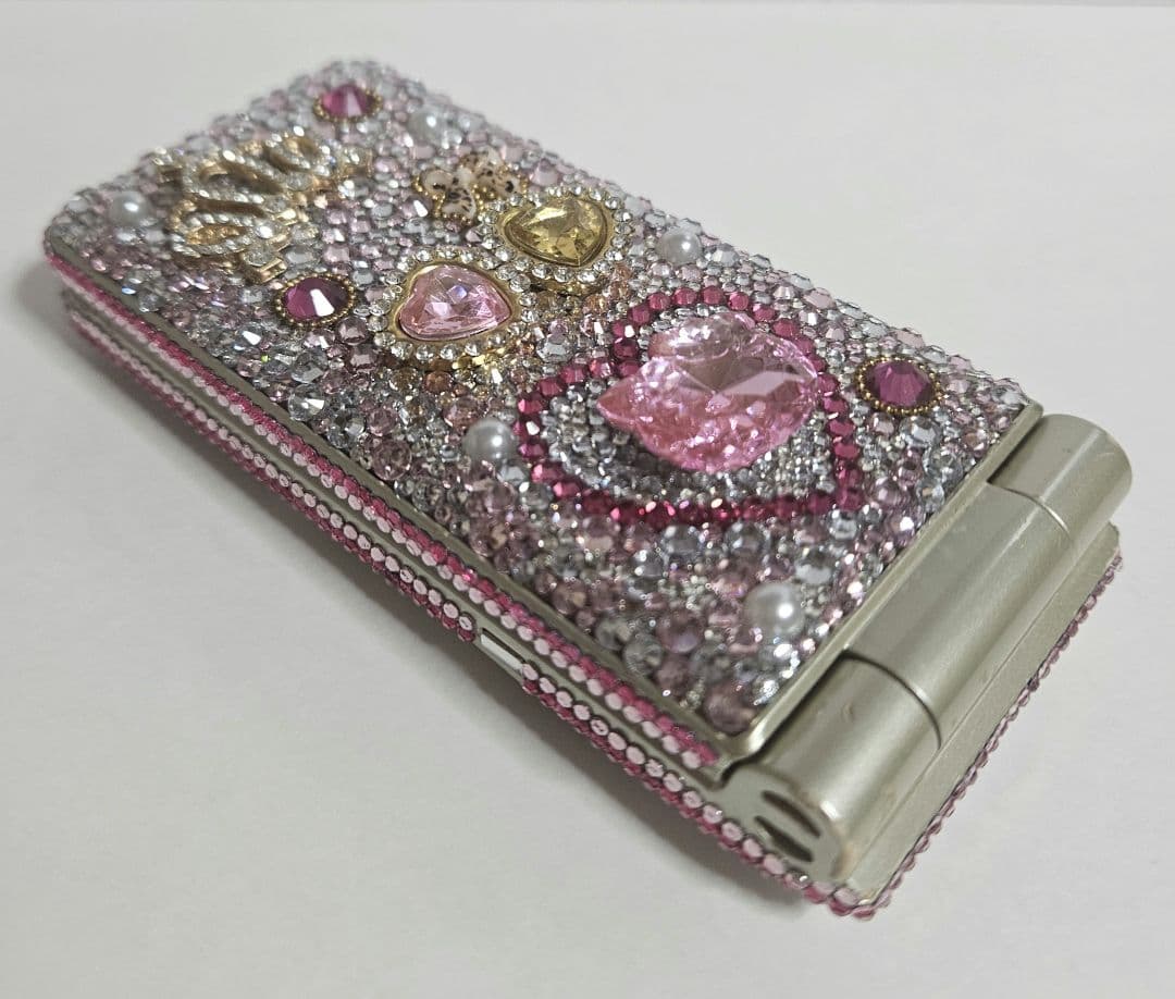 ハート②】デコ電/平成レトロ/ガラケー/ギャル/GAL/キティ/凸電 - メルカリ