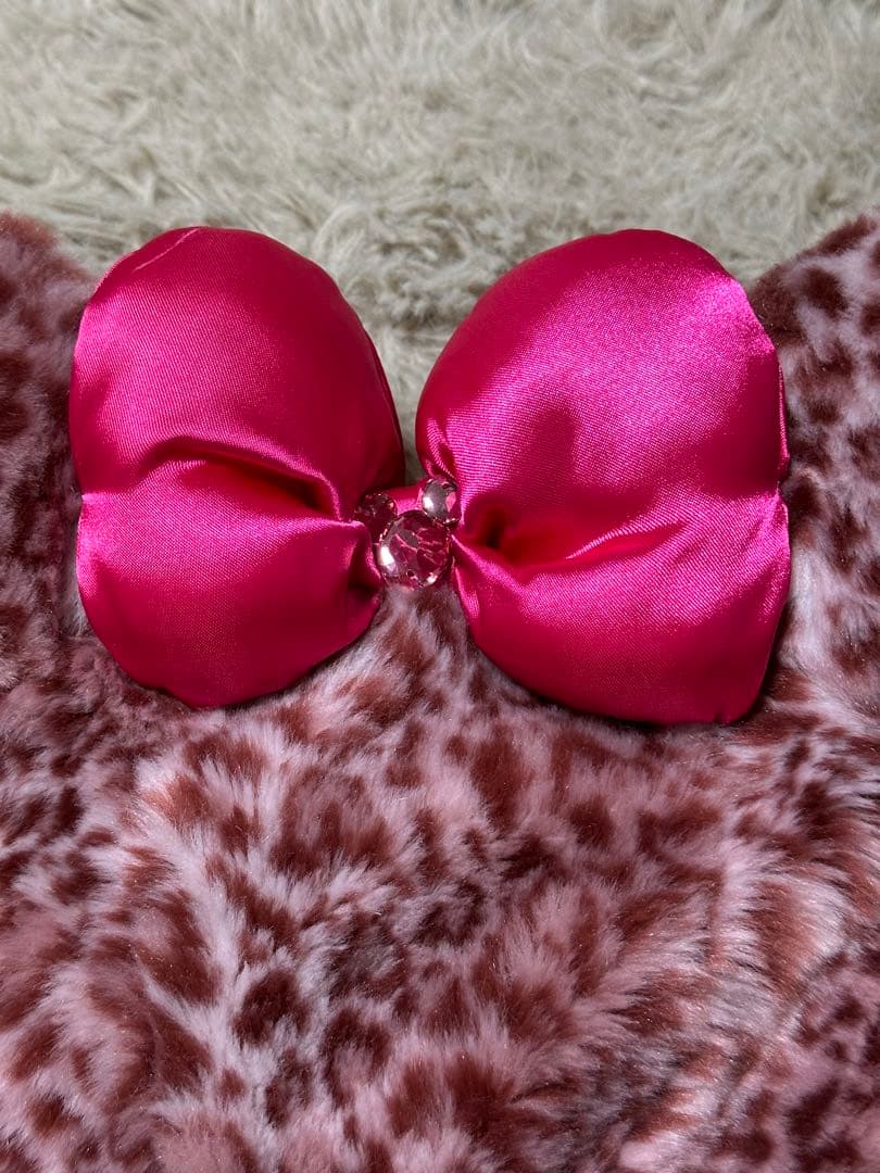 ディズニー ミニー ヒョウ柄ファンキャップ