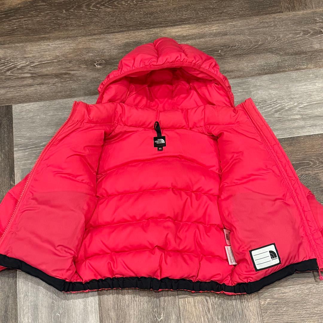 ノースフェイス　アコンカグアフーディー　ダウン　90　ピンク